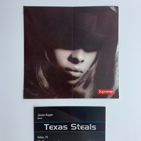 Supreme Accessories Supreme Mary J Blige Sticker Poshmark